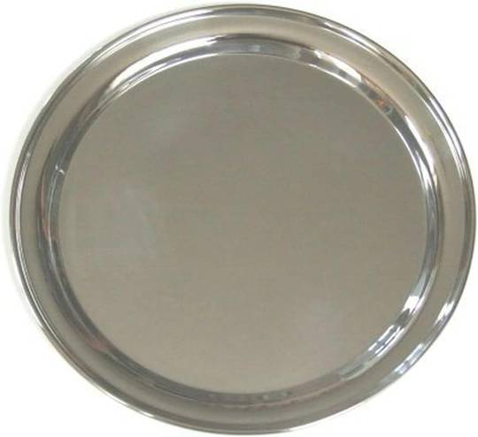 Stainless Steel Round Platter - Medium